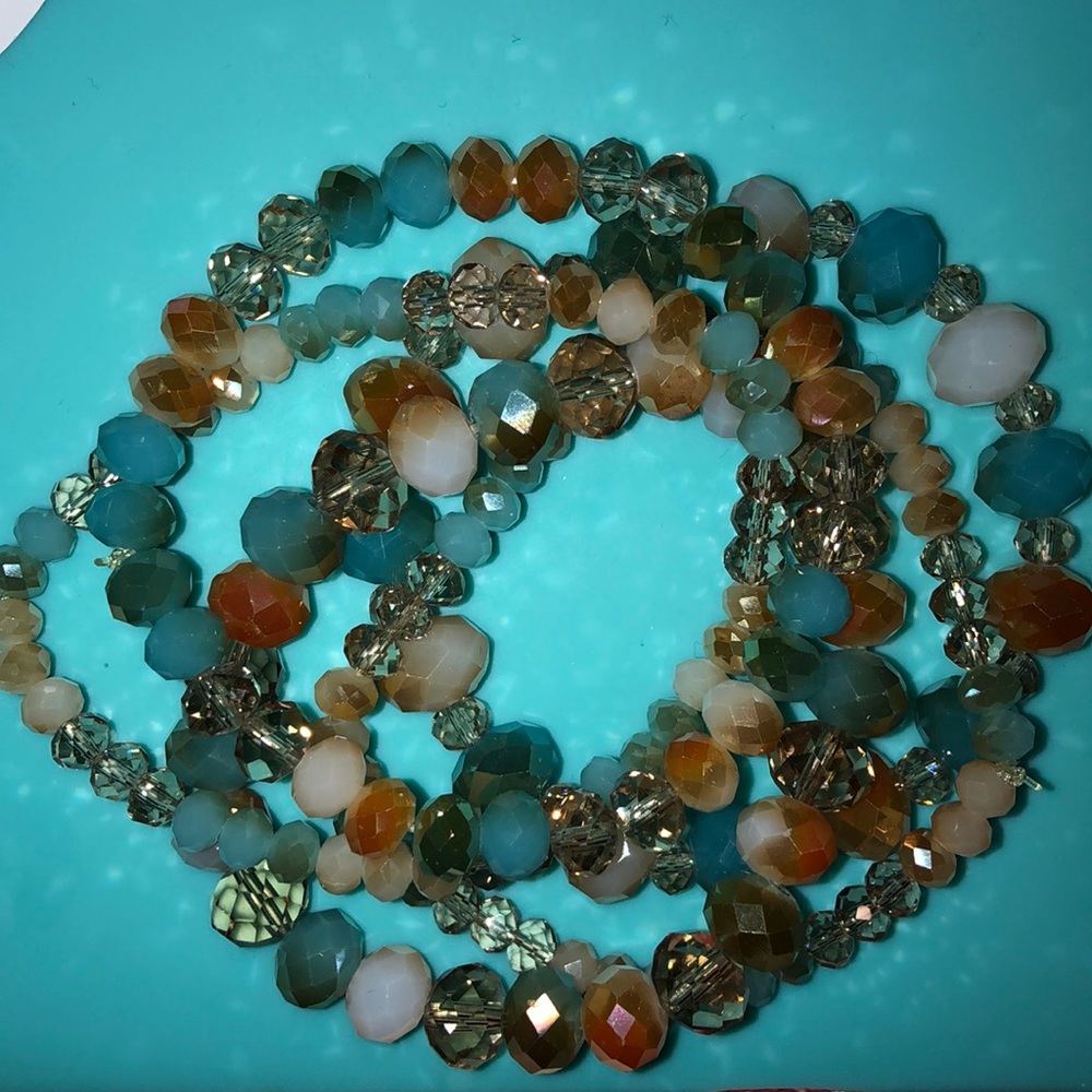 Multicolored Bead Bracelets - image 2